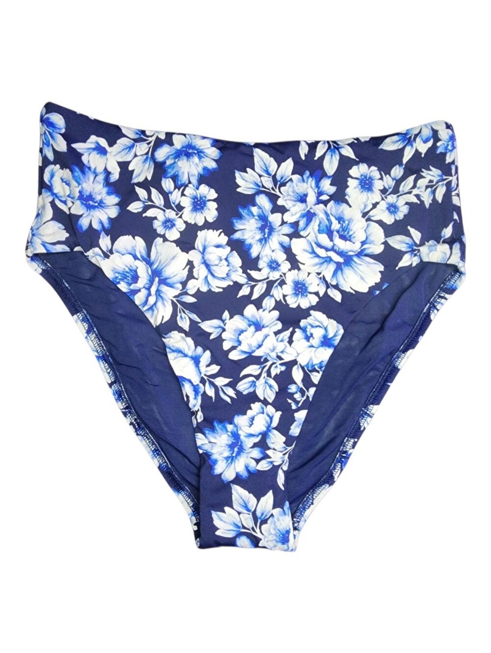 NWOT Lands End High Waisted Bikini Bottoms, Womens 4